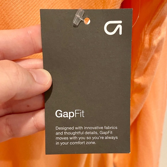 GapFit Supersoft Rib Twist-Front Top - Picture 8 of 9